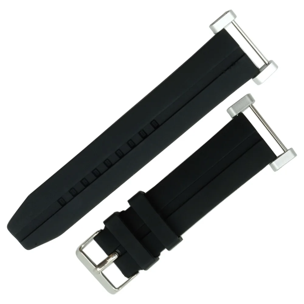 For Suunto Core Watch Strap Soft Rubber Silicone+Stainless Buckle And Adapters 2Pcs Tool | Наручные часы