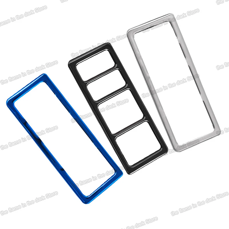 Lsrtw2017 Metal Car Headlight Control Panel Trims for Geely Boyue Atlas 2016 2017 2018 2019 2020 Interior Mouldings Accessories |