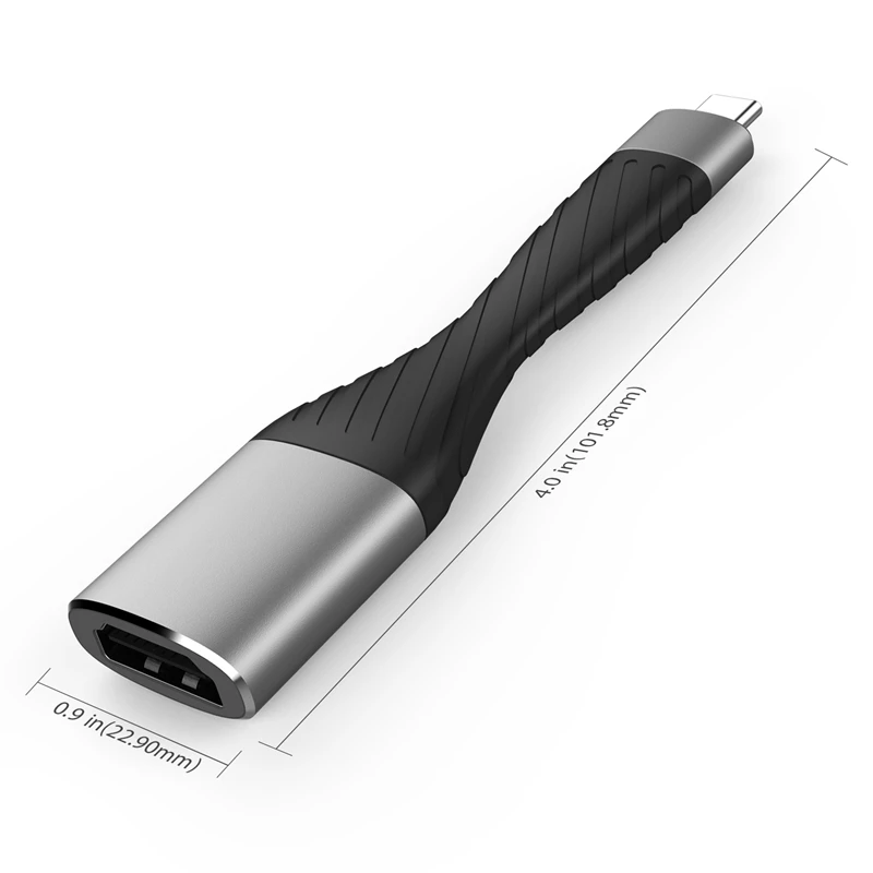 Кабель-адаптер Amkle USB C-HDMI портативный Type-C HDMI HD 4K 60 Гц Thunderbolt Dongle для ноутбуков Android |