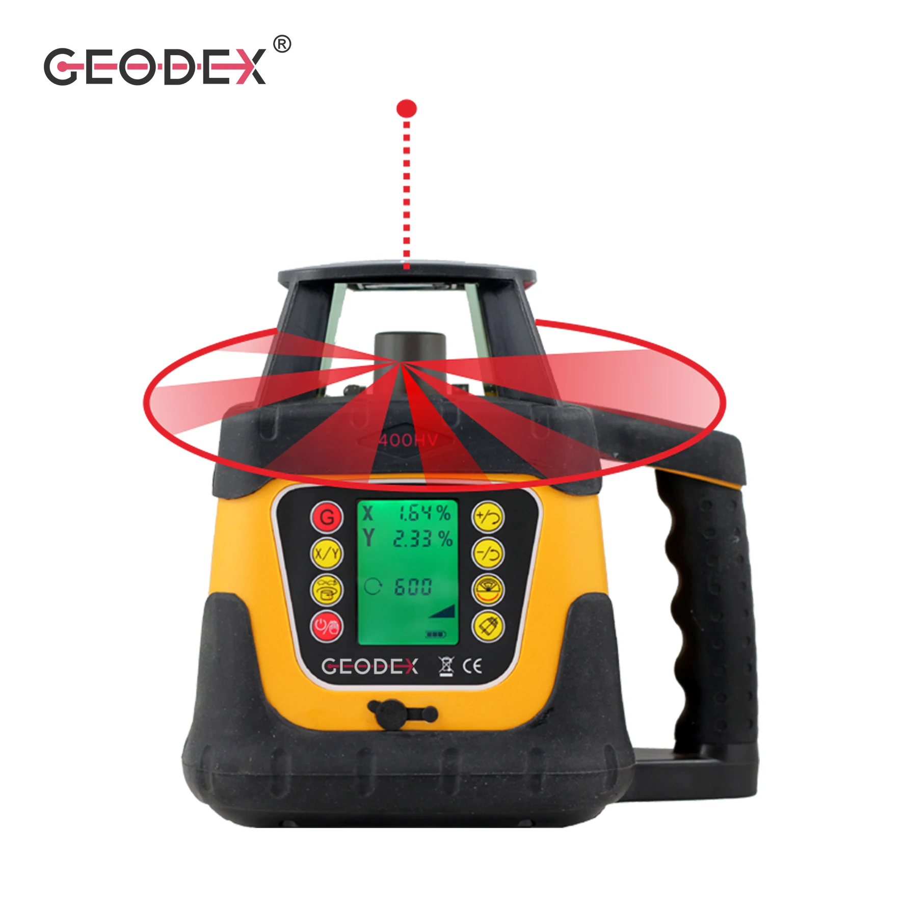 

Rotary Laser Level 400hv with Slope Setting Function & LCD Display Measuring Instrument slop scale Rotating Red Laser level