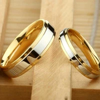 classic engagement wedding rings for women men jewelry stainless steel couple wedding bands fashion brands jewelry