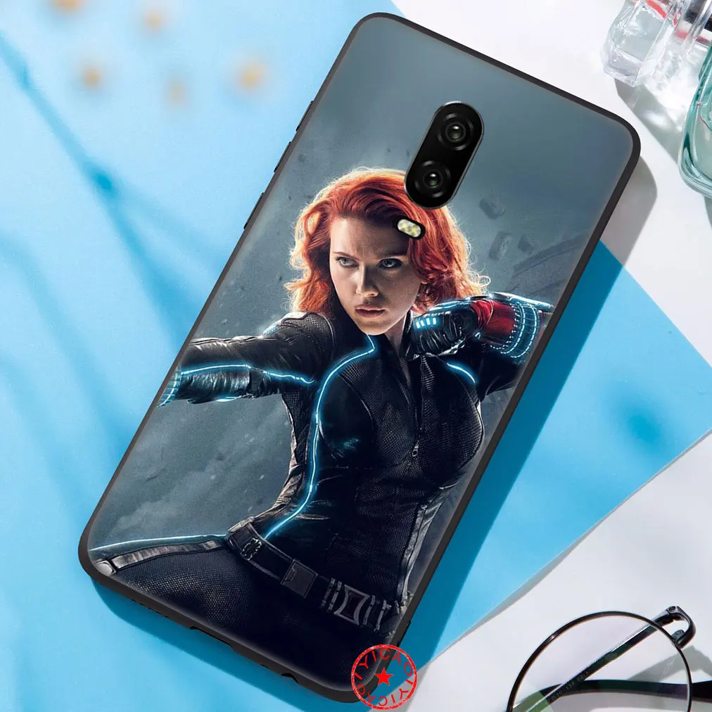 Черная Вдова знаменитостей Мягкий силиконовый чехол для oneplus 5 6