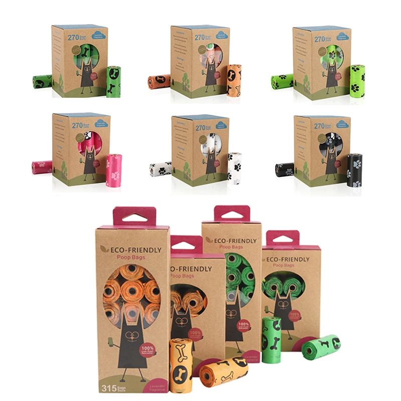 18 Рулонов стандартный биоразлагаемый контейнер для мусора кошек и собак | Дом сад