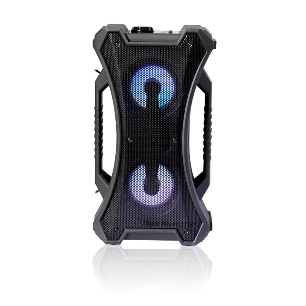 Супер бас Портативный беспроводной bluetooth сабвуфер с микрофоном/TF/USB/FM радио