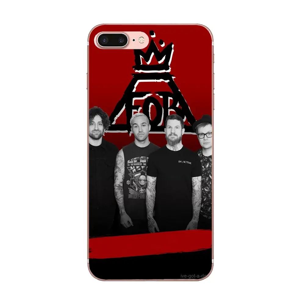 Soft Cover Fashion Fall Out Boy Fob Band For LG G2 G3 G4 G5 G6 G7 K4 K7 K8 K10 K12 K40 Mini Plus Stylus ThinQ 2016 2017 2018 | Мобильные