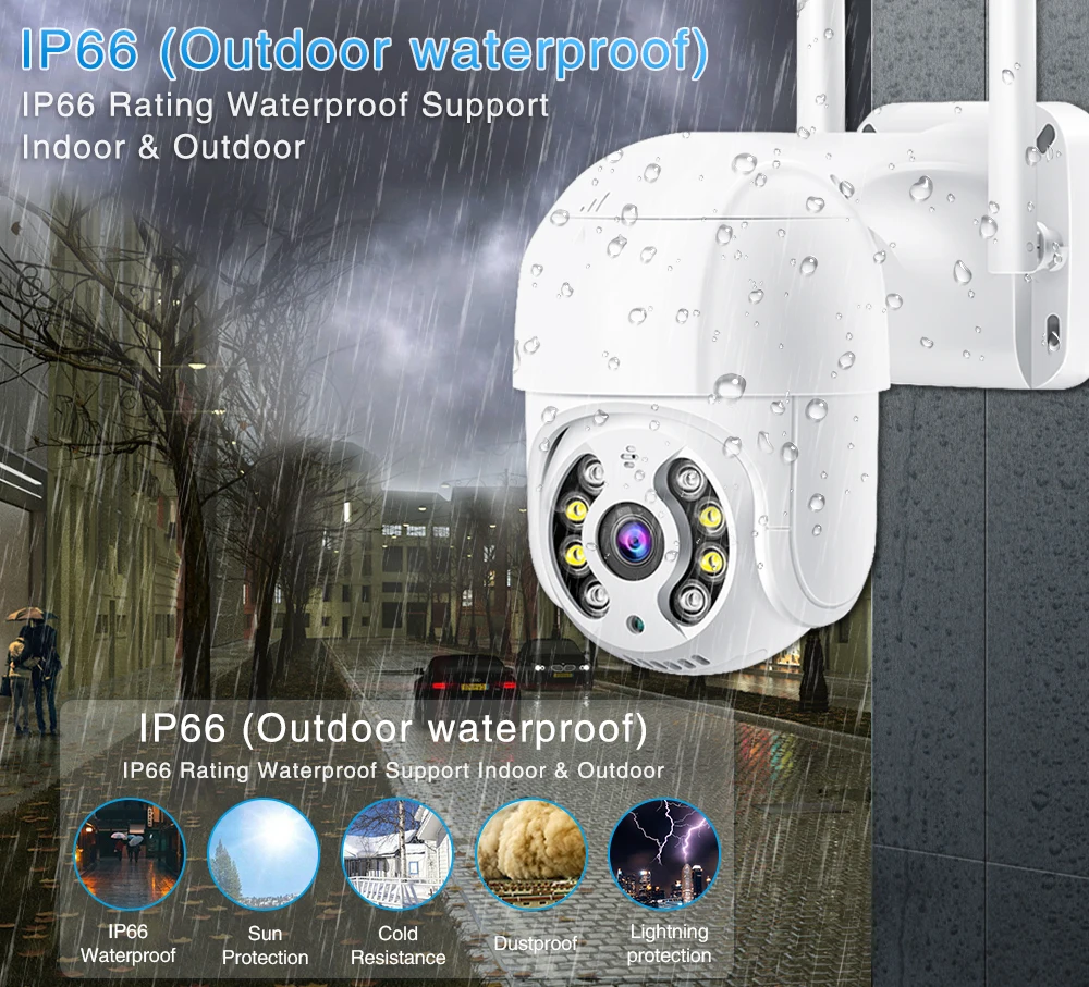 IP Камера уличная с функцией ночного видения 1080P 5 Мп|Камеры видеонаблюдения| |