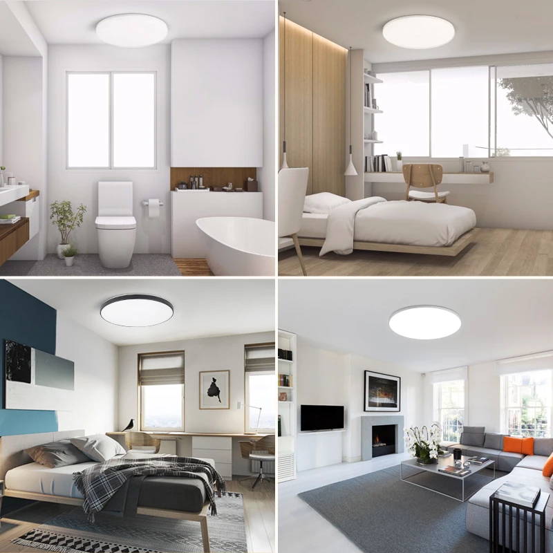 

Modern Ceiling Lamp 220V 40cm 33cm 26cm Ultra thin Led Ceiling Lights for room and Bathroom Ceiling Lighting Led Panel Light