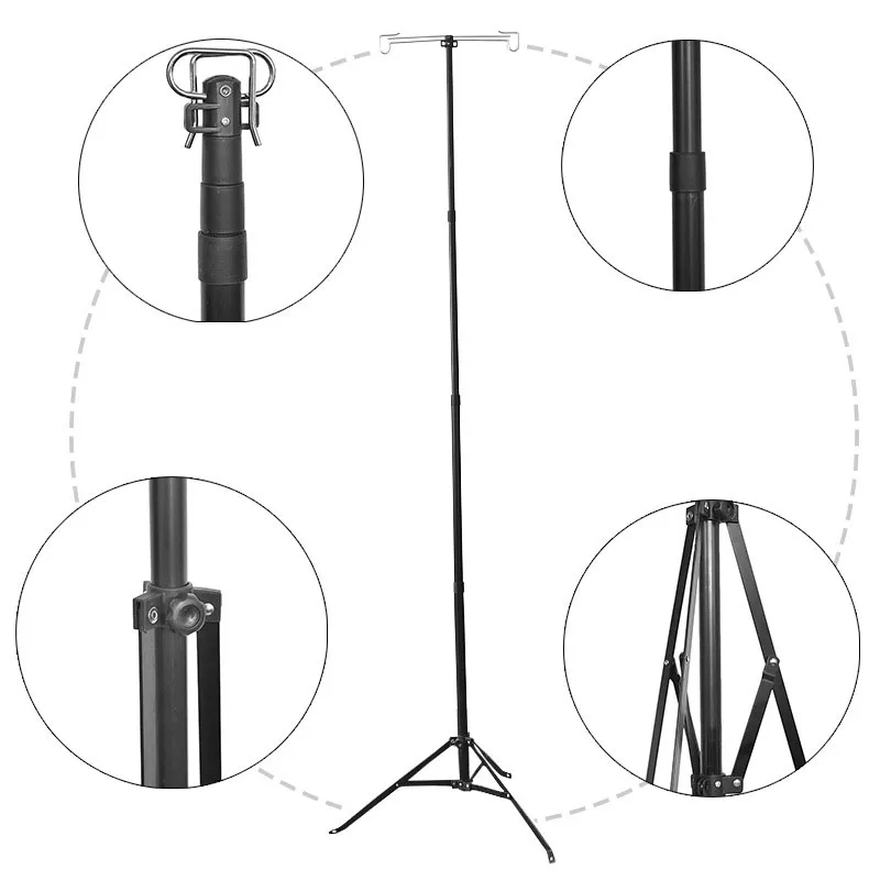 

Camping Light Pole Telescopic Tripod Lamp Bracket Outdoor Camping Lantern Stand for Picnic Hiking Backpacking