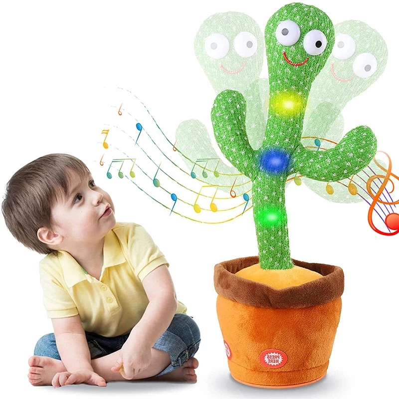 Funny Dancing Cactus Elektrische Knuffel 120 Nummers Zingen Cactus Knuffel Herhalen Wat Je Zei Jeugd Onderwijs Pop Gift