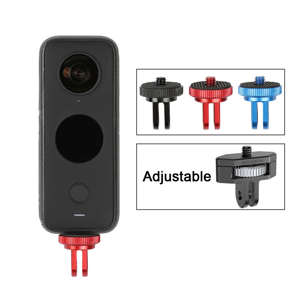 

Camera Tripod Adapter 1/4” -20 Mount For GoPro Hero 9/8/7/6/5 Sony Yi DJI Osmo Pocket 2 Insta360 One X/X2/X3 Action Accessories