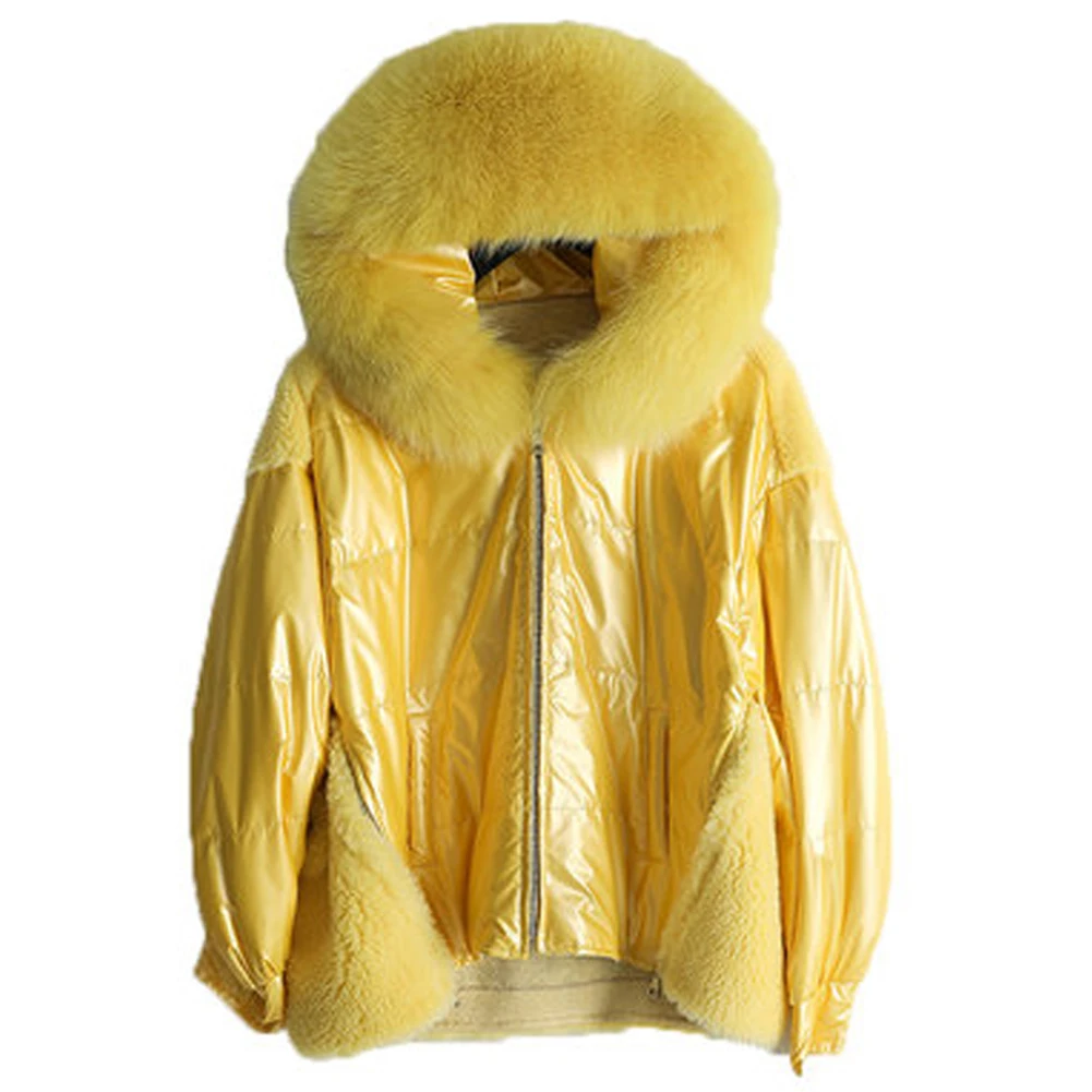 Новинка 2019 Женское пальто из искусственного меха шерстяное с капюшоном куртка