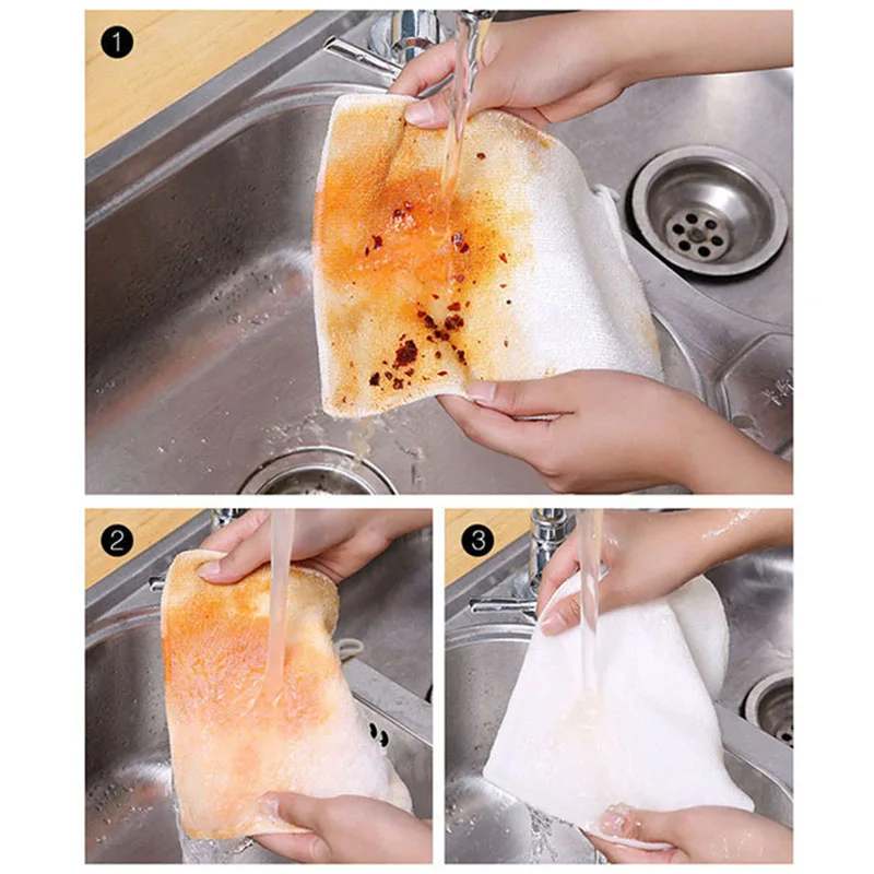 5/6 шт. салфетки для мытья посуды|Чистящие салфетки| |