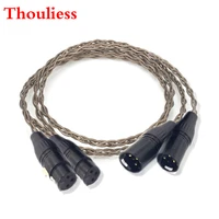 thouliess pair hifi nordost odin single crystal silver 2xlr male to female audio wire 3pin xlr balanced interconnect audio cable