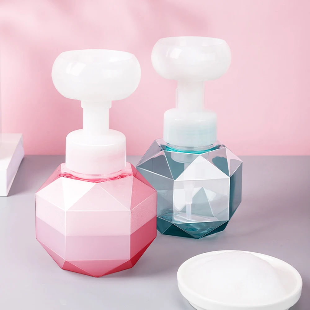 

Flower-Shaped Soap Dispenser Refillable Creatives Soap Containers Bubble Bottles For Facial Cleanser Lotion Shampoo SEC88