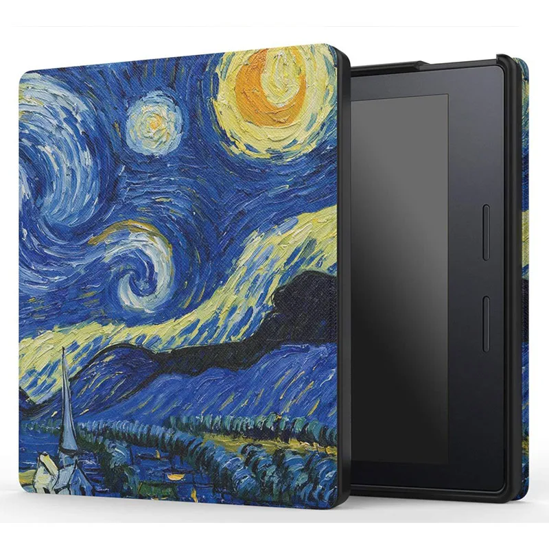 Starry sky Автоматический чехол для сна/пробуждения для " Kindle Oasis 2/3( и релиз) читалка для Amazon Kindle Oasis 3 Магнитный чехол - Цвет: Starry sky