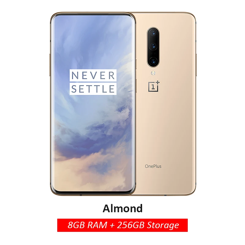 Скидка 1200 руб Промокод: newyear1200 Смартфон OnePlus 7 Pro с глобальной ПЗУ, 6 ГБ, 128 ГБ, камера 48 МП, Snapdragon 855, 6,67 дюймов, жидкий AMOLED дисплей, отпечаток пальца UFS 3,0, NFC - Цвет: 8GB 256GB Gold