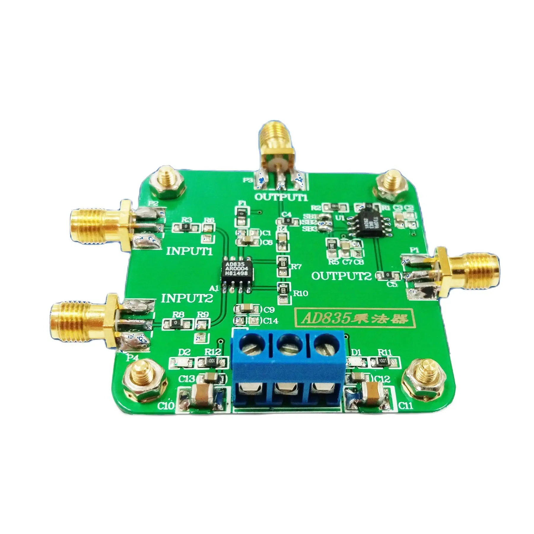 

Multiplier Module AD835 mixer wideband modulation demodulation belt rear stage amplifier 4 quadrant analog multiplier