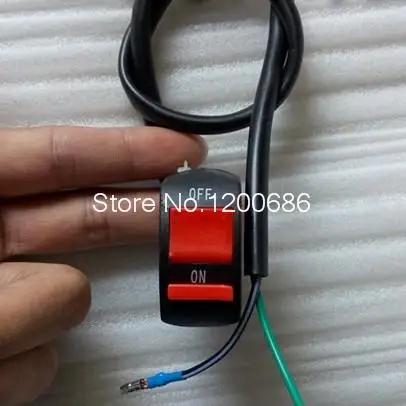 

22mm ( 7/8" ) handlebar Black Motorcycle Motorbike Handlebar Headlight Fog Spot Light Lamp On Off Switch wire harness