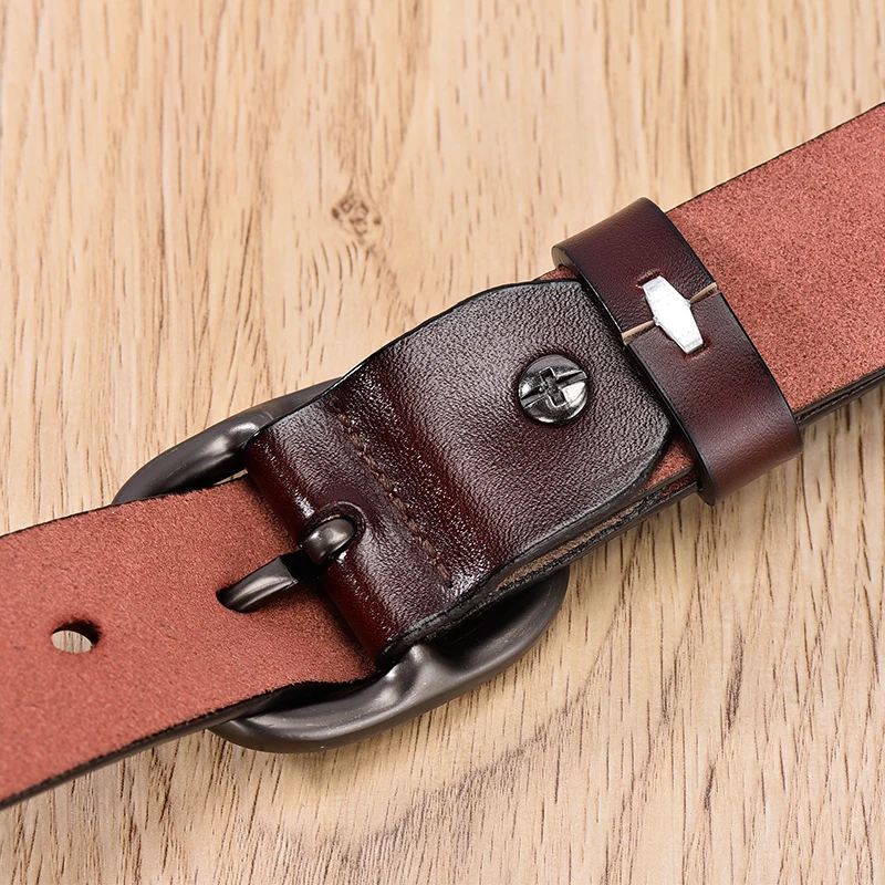 

Women's Belt Fashion Women Female Belt Genuine Leather Belts For Women Female Belt Pin Buckles Fancy Vintage for Jeans