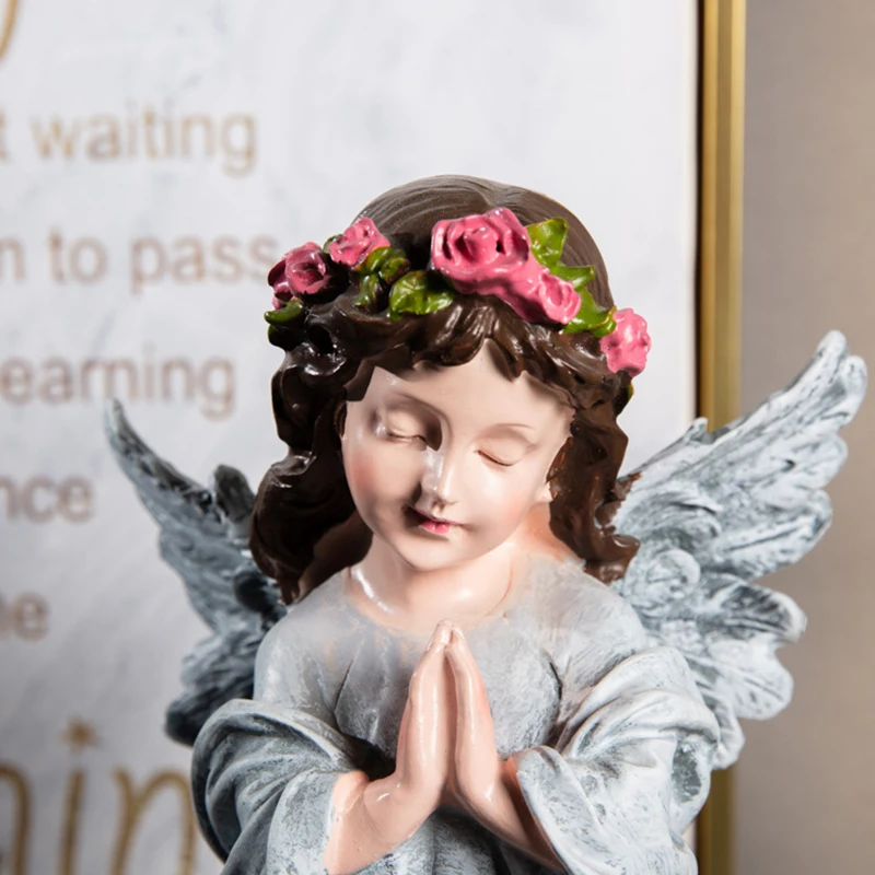 Античная скульптура пластырь фигурки персонажей фея добыча миниатюрная модель