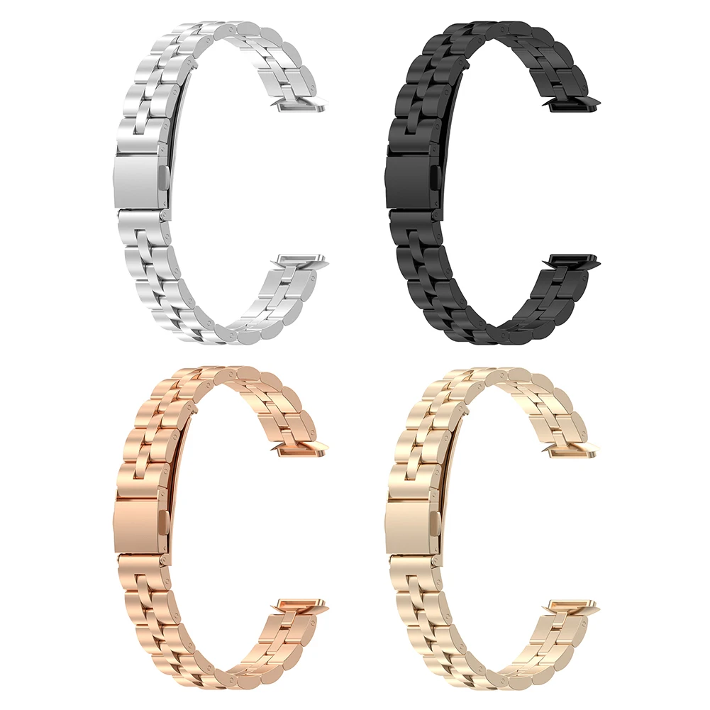 

Ремешок для браслета из нержавеющей стали, замена петли для браслета Fitbit Luxe Special Edition, металлический ремешок, аксессуары