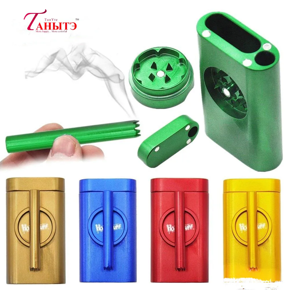 1 шт. магнитный Алюминиевый металлический инструмент для курения с хранилищем +