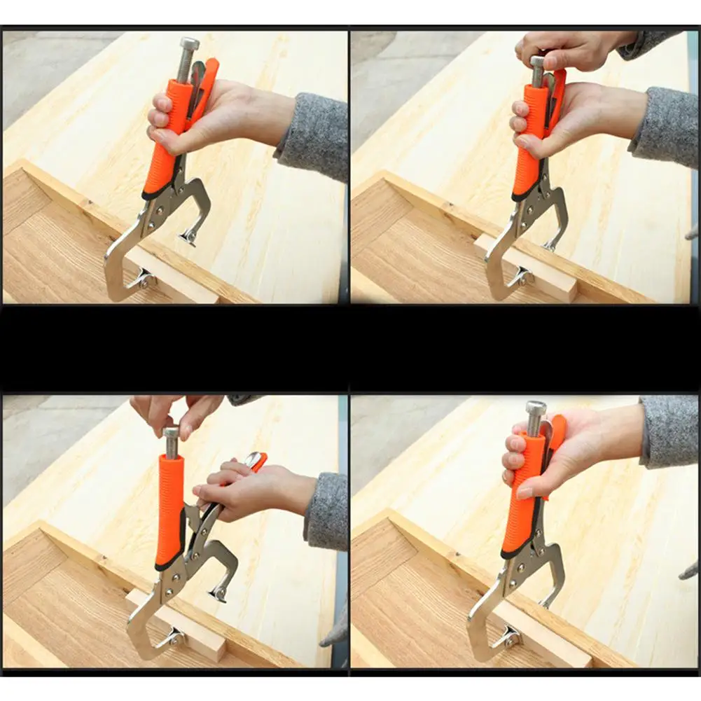 Многофункциональный зажим типа C из стали Блокировка ручки плоскогубцы