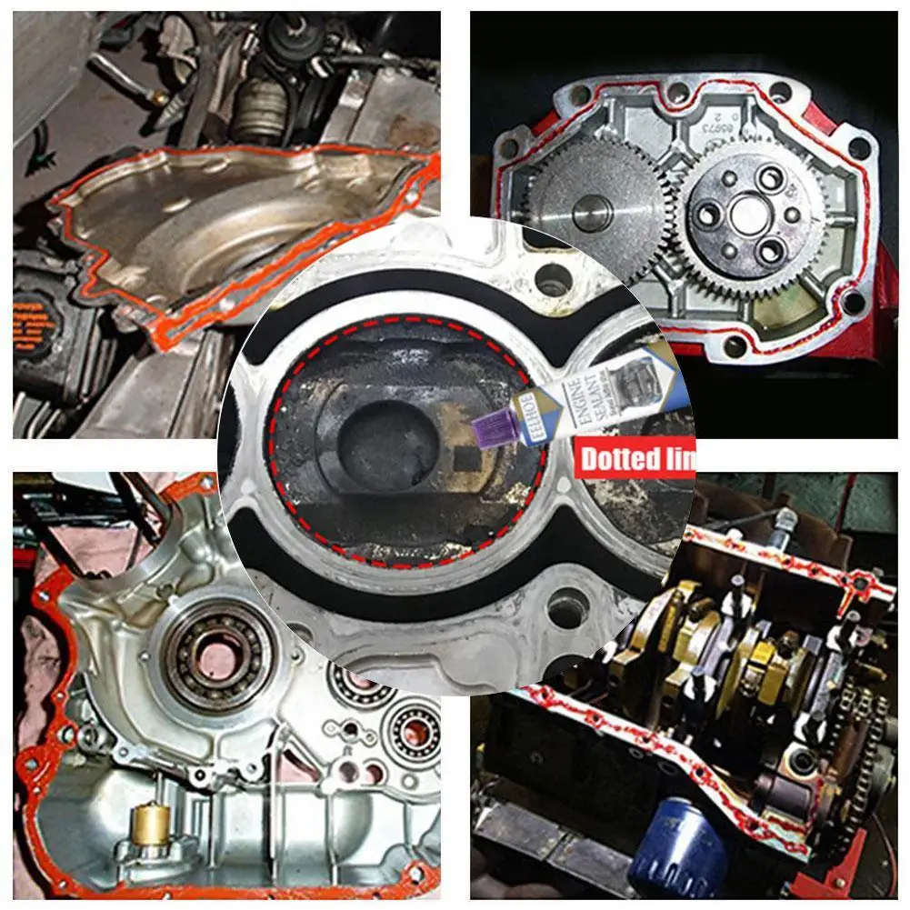 

90g Car Engine Strong Adhesive Glue High Temperature Sealant For RTV Fastening Glue For Car Motor Gap Seal Repair Tools