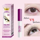 Жидкость для роста ресниц FEG, густые и большие ресницы, 3 мл, натуральный растительный экстракт, макияж, фиолетовый цвет