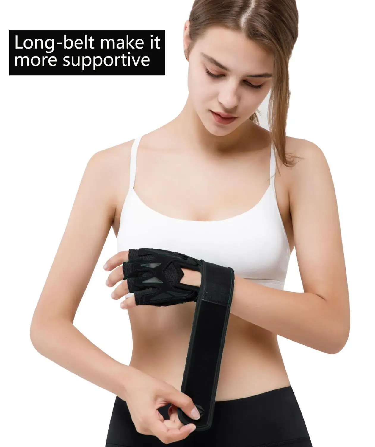 Veidoorn Professional sports fitness weightlifting gym gloves non-slip wrist wrap protecting breathable exercise | Спорт и
