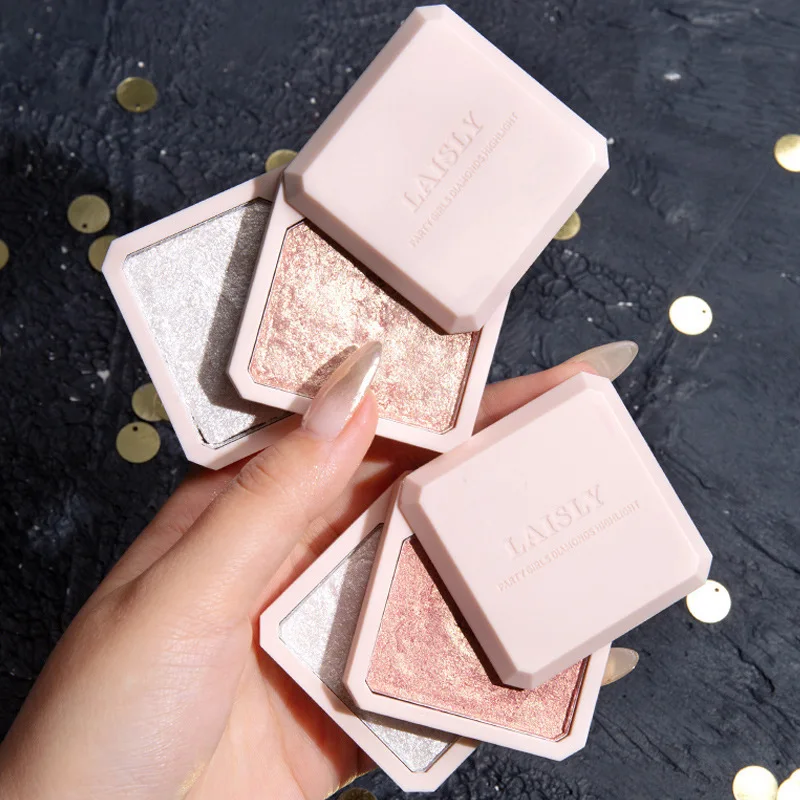 

Mashed Potatoes Highlighter Palette Double-layer Face Body Eyeshadow Diamond High Gloss Glitter Powder Brighten Makeup Tools