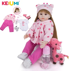 Новый дизайн, куклы для новорожденных, тканевые, мягкие, 49 см, реалистичные, Boneca, модная принцесса, сделай сам, кукла для детей, подарки на день рождения