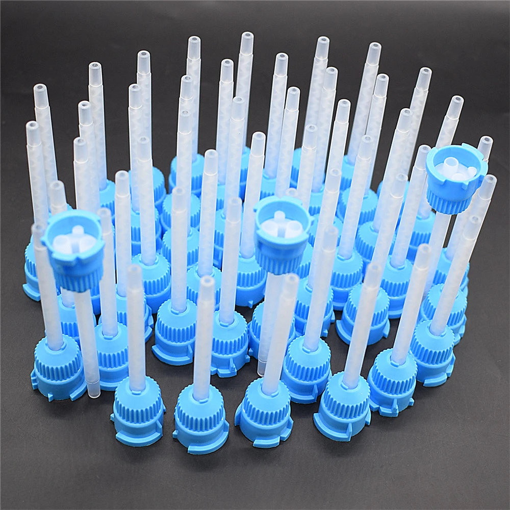50 шт. насадка для смешивания аппликатор эпоксидного клея статический миксер 1:1