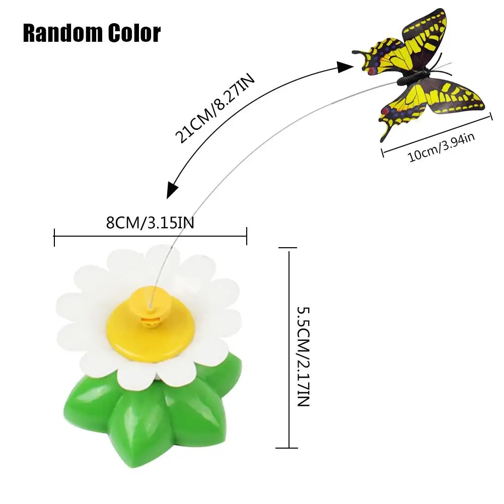

Electric Cat Toy Rotating Flying Bird Funny Butterfly Interactive Toy Exercise Kitten Toy for Pet Cats