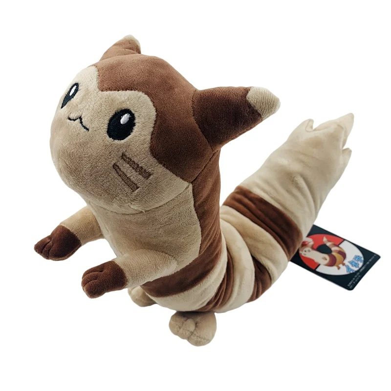 Original Pokemon Game Anime Cartoon Furret Evolution Version Plush Toy Cute Squirrel Soft Stuffed Doll Kids Gift 50cm