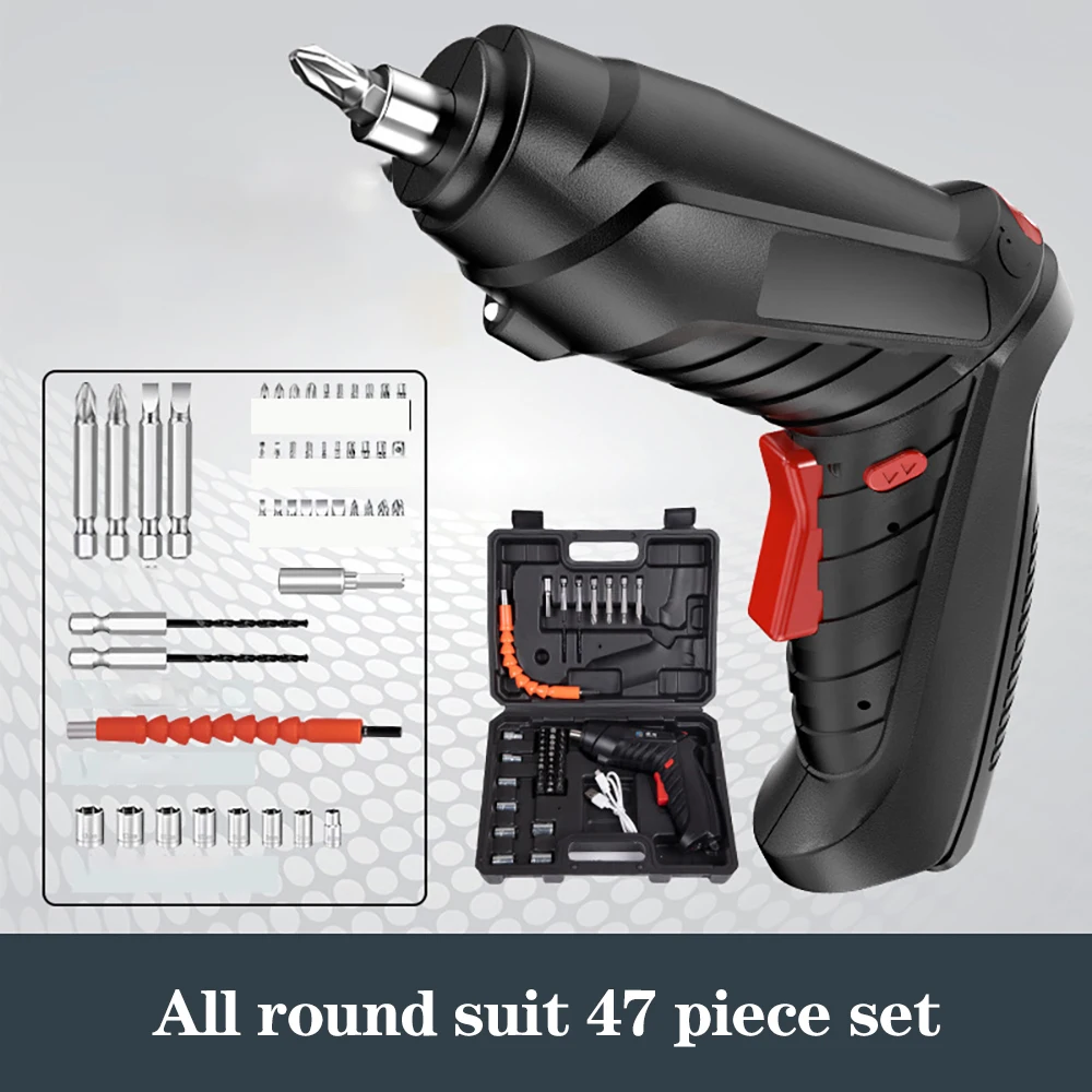 3.6V Electric Screwdriver Multi-function Mini Rechargeable Hand Drill Screwdriver With Electric Drill Bit Set