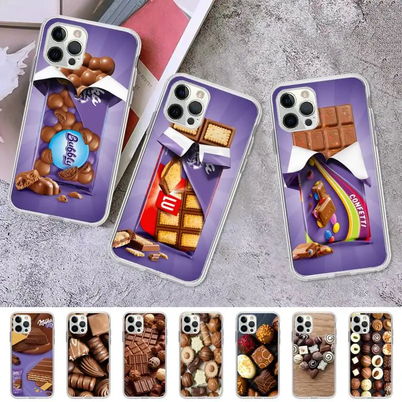 

Chocolate Milka Phone Case for iPhone 11 12 13 mini pro XS MAX 8 7 6 6S Plus X 5S SE 2020 XR case