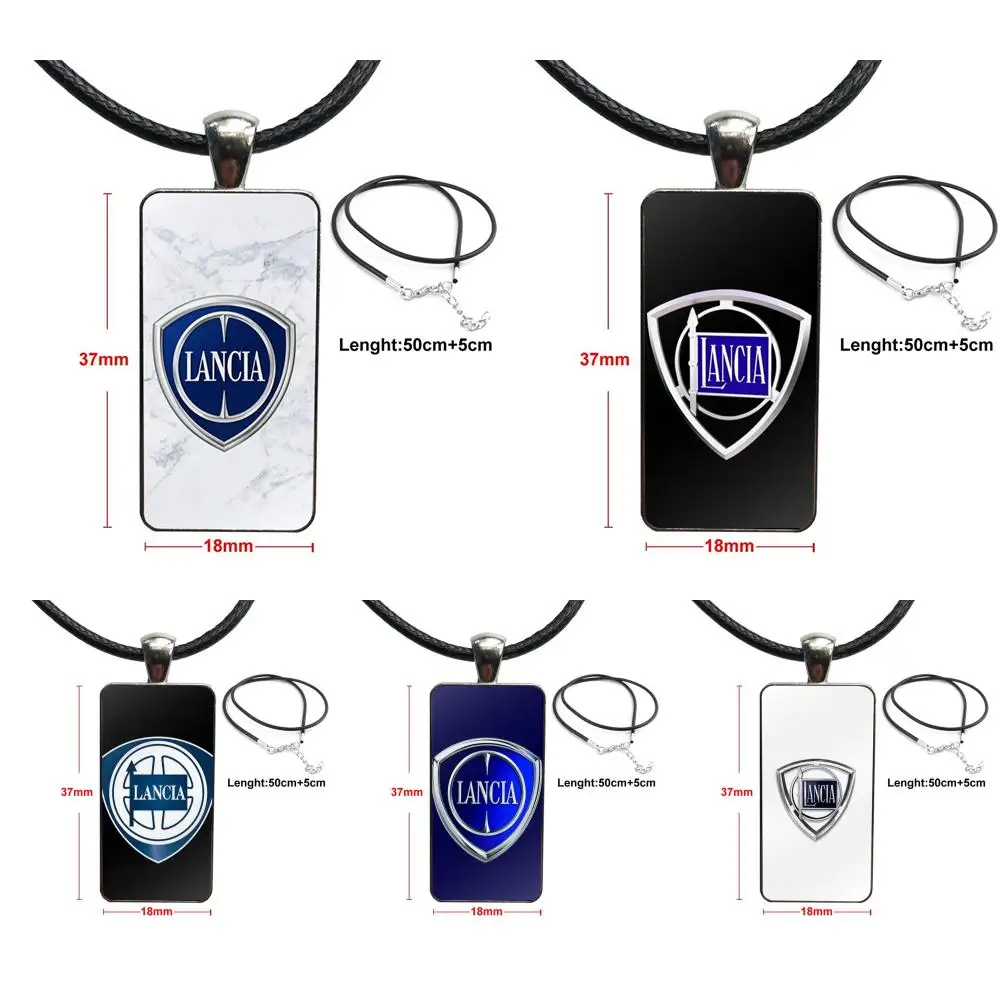 Модный роскошный автомобиль Lancia логотип для девочек подарок стеклянный кабошон