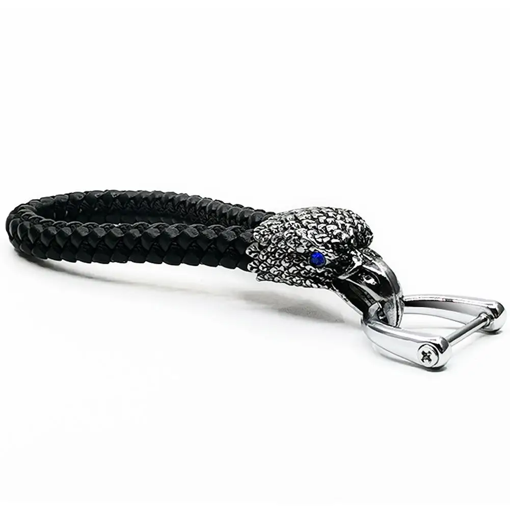 Автомобильный брелок Брелоки кожаный для ключей в виде троса Кожаный на цепочке