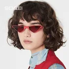 Солнцезащитные очки женские SO  EI, в металлической оправе, с затемненными линзами, UV400