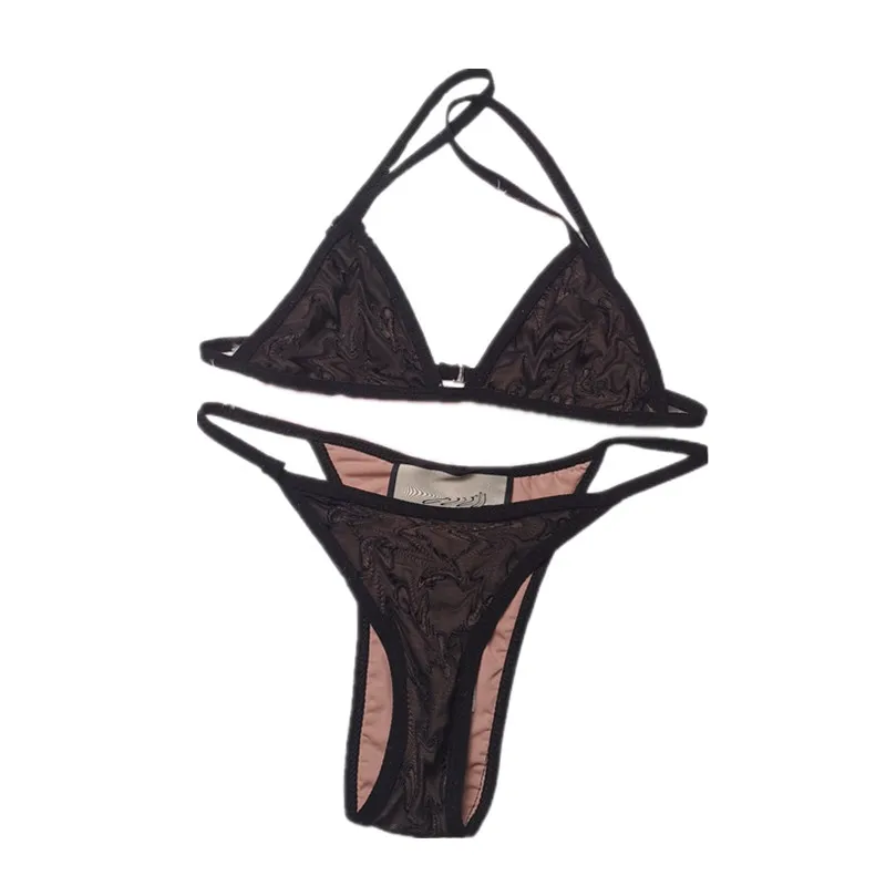 

Bikini Micro Designer Swimsuit Women Sexy Thong See Through Swimwear Bra And Panty String Luxury V Waist Bathing Suit Swimming