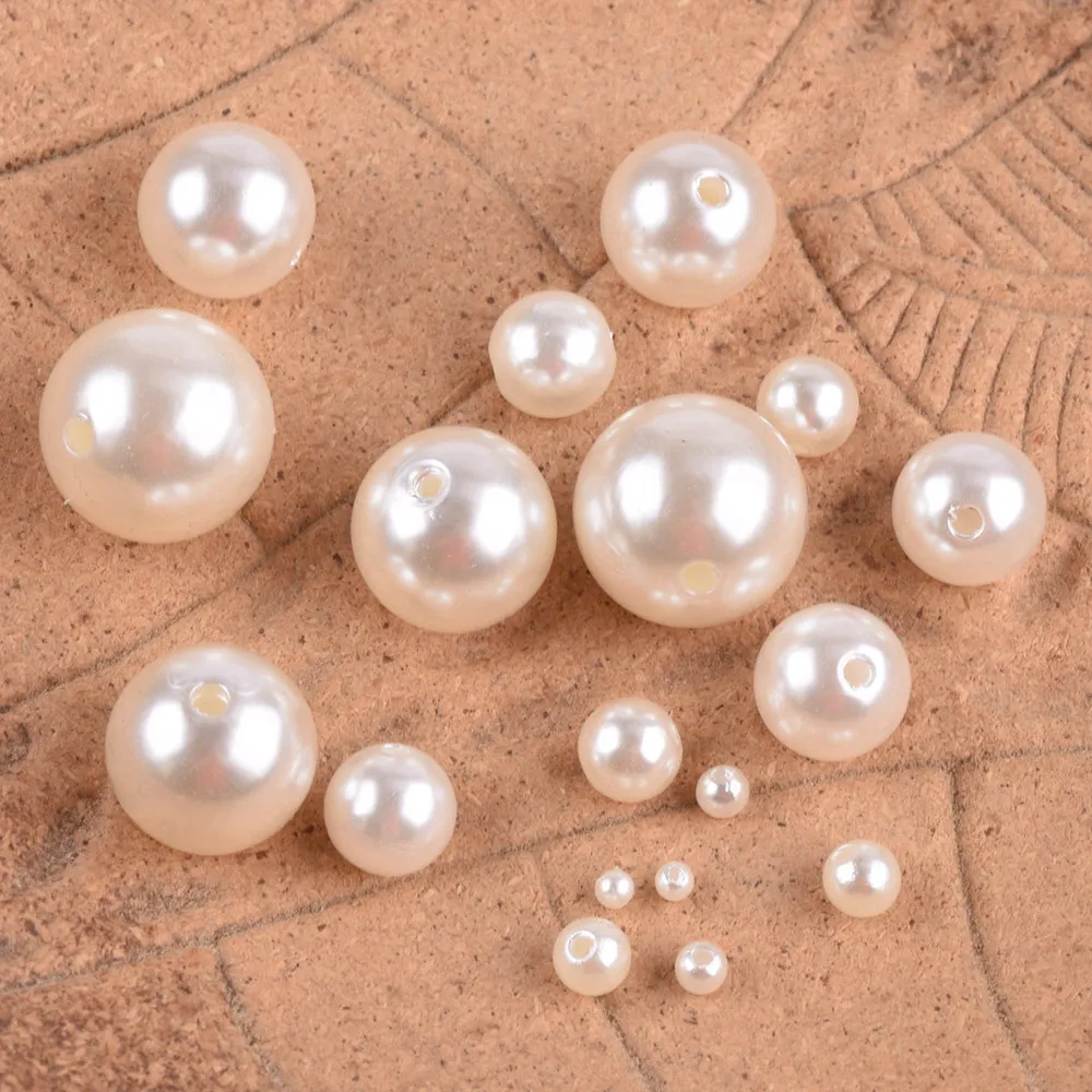 Круглые бусины из АБС-пластика