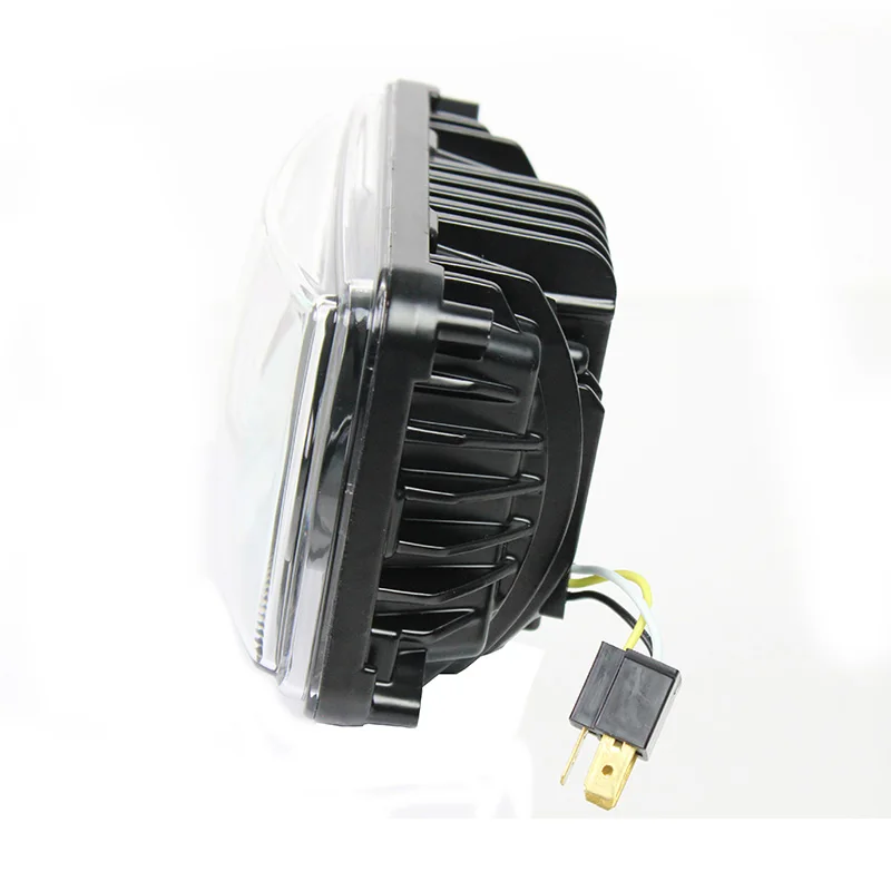 Набор из 4 светодиодных фар 4x6 дюймов прямоугольный прожектор морсветодиодный