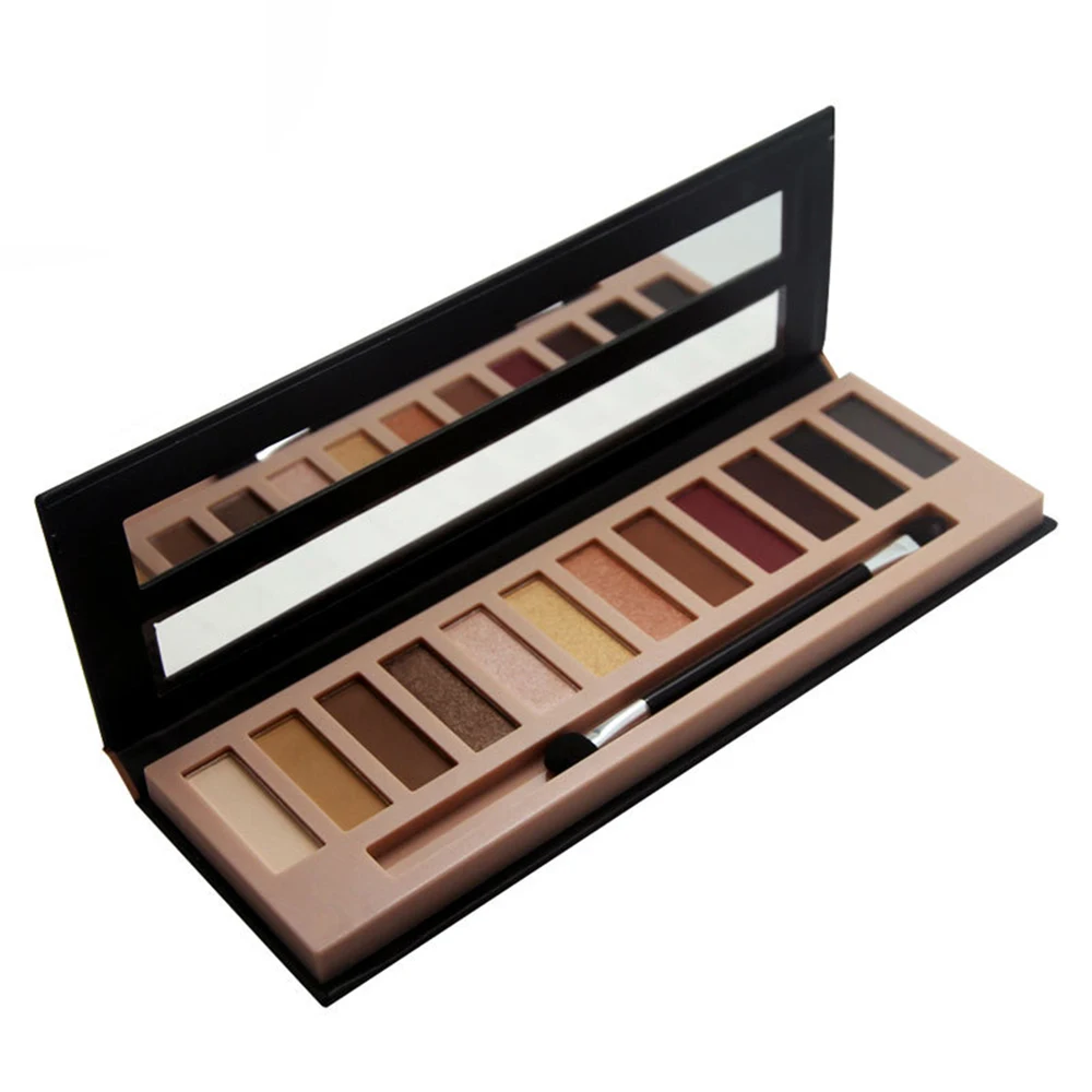 Givenone телесный 12 цветов матовый мерцающий водонепроницаемый бренд теней для век