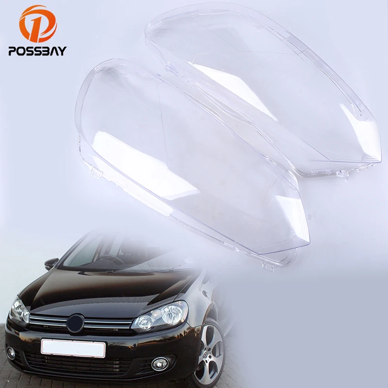 POSSBAY автомобиля прозрачная Автомобильная Корпус фар линзы прозрачной оболочкой