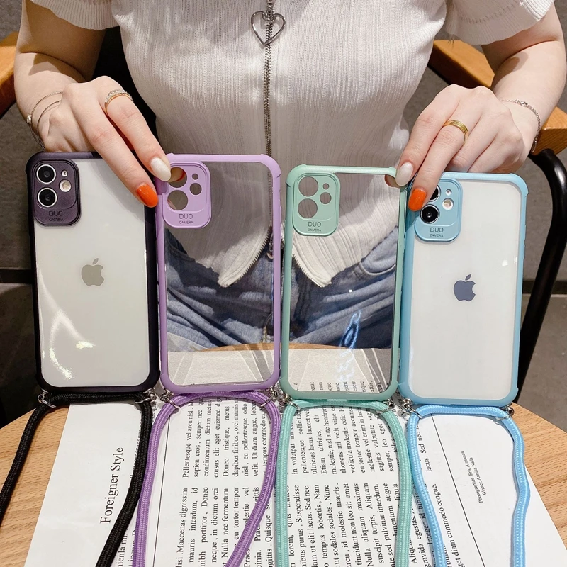 

10 шт., прозрачный чехол для iPhone 12 11 Pro Max XR X XS Max 7 8 Plus SE