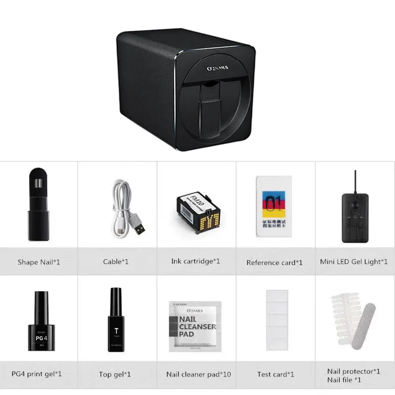 2020 новый мобильный маникюрный принтер OɲNails H1 полностью металлический стиль