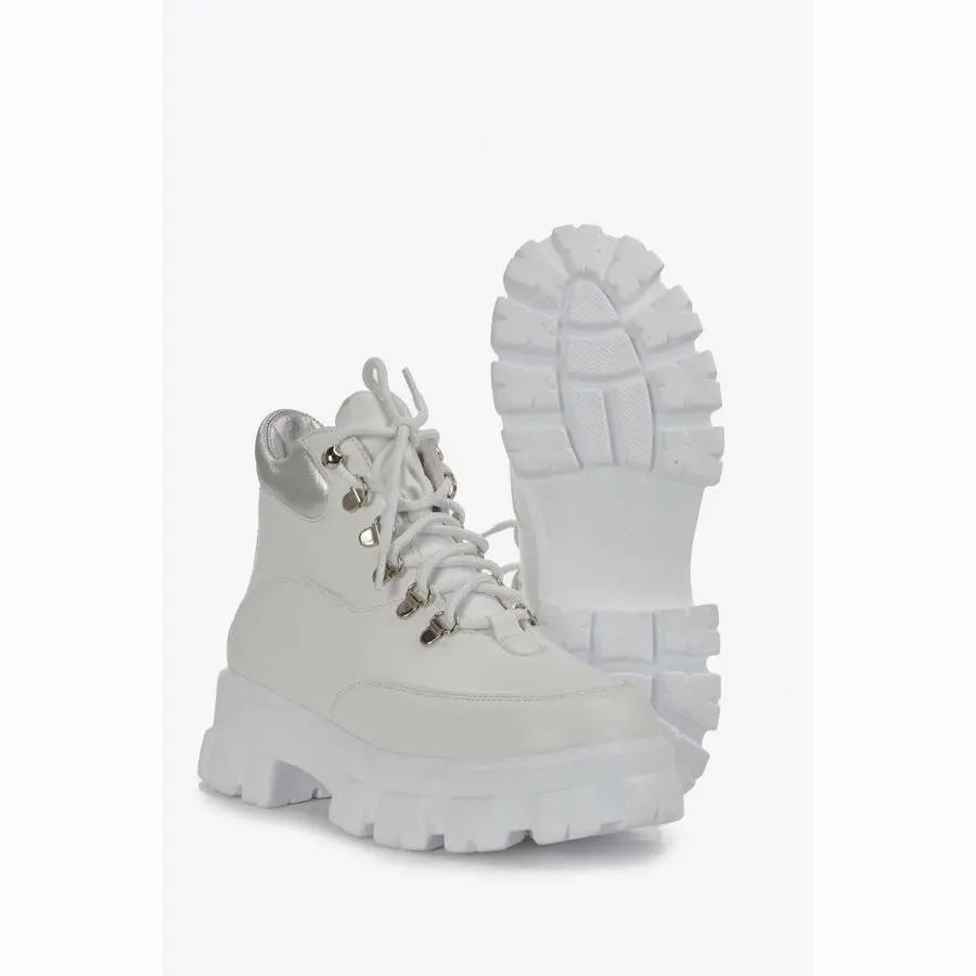 

Women Boots Mink Shoes Women White Skin Boots Vzn20-018K