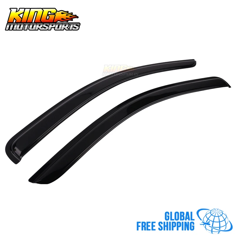 

Fit For 10-13 Ford Transit Acrylic Window Visors 2Pc Set Global Free Shipping
