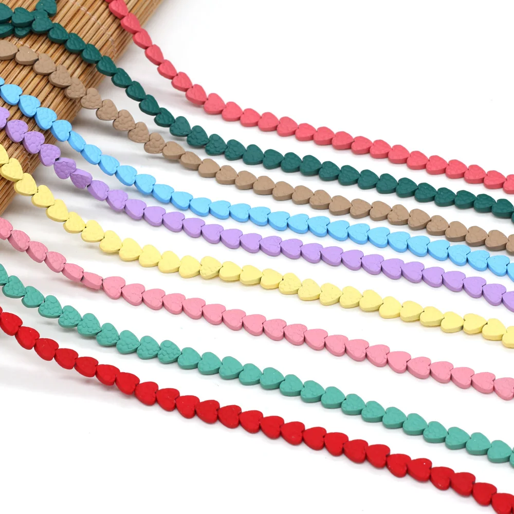 Бусины из натуральных агатов в форме сердца бусины гематита 6 8 мм размер для